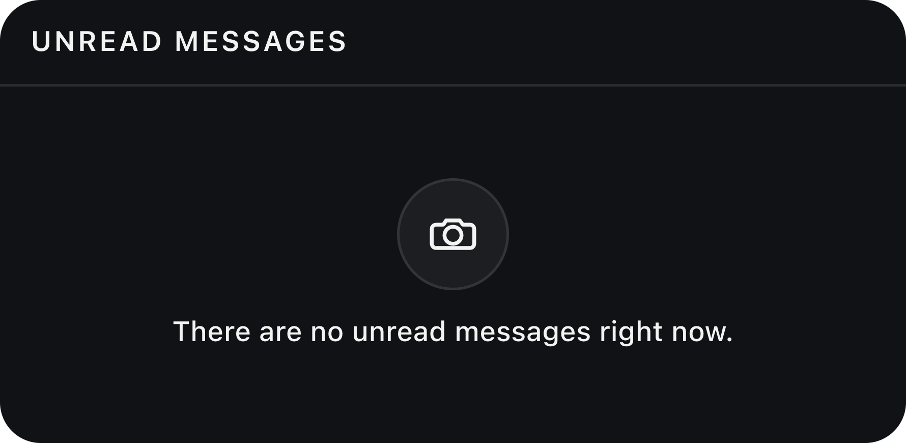 Instagram Unread Messages desktop widget preview
